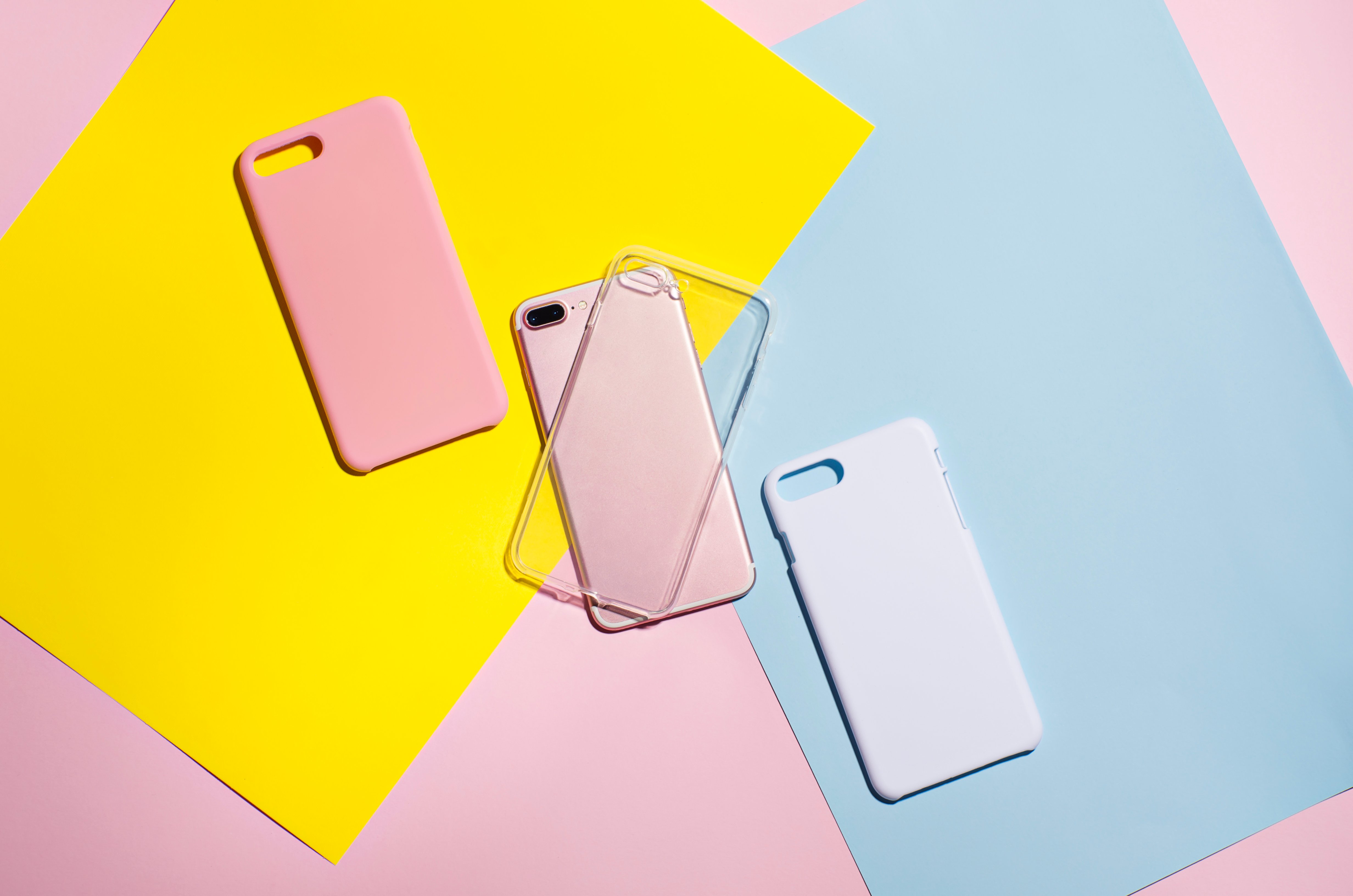 set-three-phone-cases-bright-background-three-types-phone-cases-mock-up